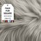 FabricLA | Faux Fur Fabric Square | 10" X 10" Inch Wide Pre-Cut Shaggy | Fake Fur Fabric | DIY, Craft Fur Decoration, Fashion Accessory, Hobby | Platinum Gray